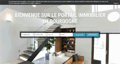 Desktop Screenshot of immobilier-bourgogne.net